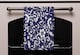 image 2 of White Flowers on Navy (Kitchen Towel)