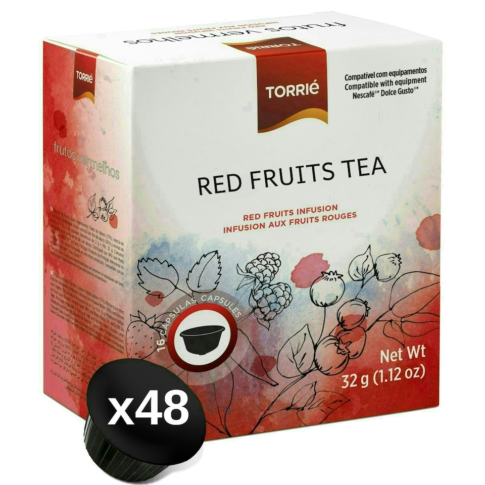 image 1 of Red Fruit Tea - Dolce Gusto ® Compatible Coffee Machine Capsules (48 Pods)