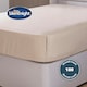 image 3 of Silentnight Pure Cotton Fitted Sheet, Extra Deep, 40 cm, Cream, Super King