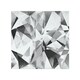 image 1 of Black & White Geometric Grunge Pattern Splash Back | White