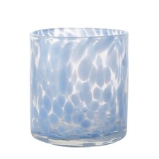 Hestia Confetti Glass Vase - Blue