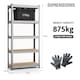 image 2 of 2 x 5 Tier Metal Shelf Storage Unit Shelving Shelves Racking Warehouse Rack Shed