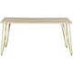 image 1 of Rectangular 6 Seater Dining Table Barbuto Light Mango