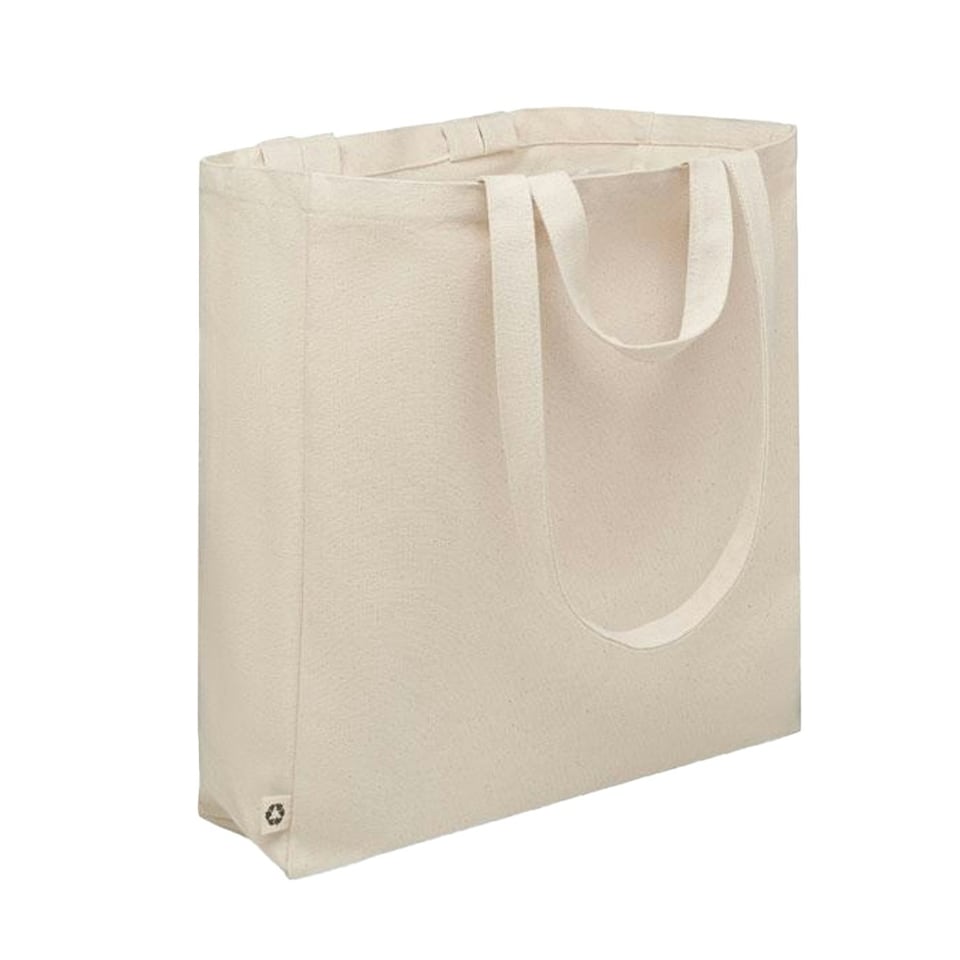 image 1 of MidOcean GAVE Recycled Cotton Shopper Bag - Beige - 12cm x 38cm x 38cm | Brown