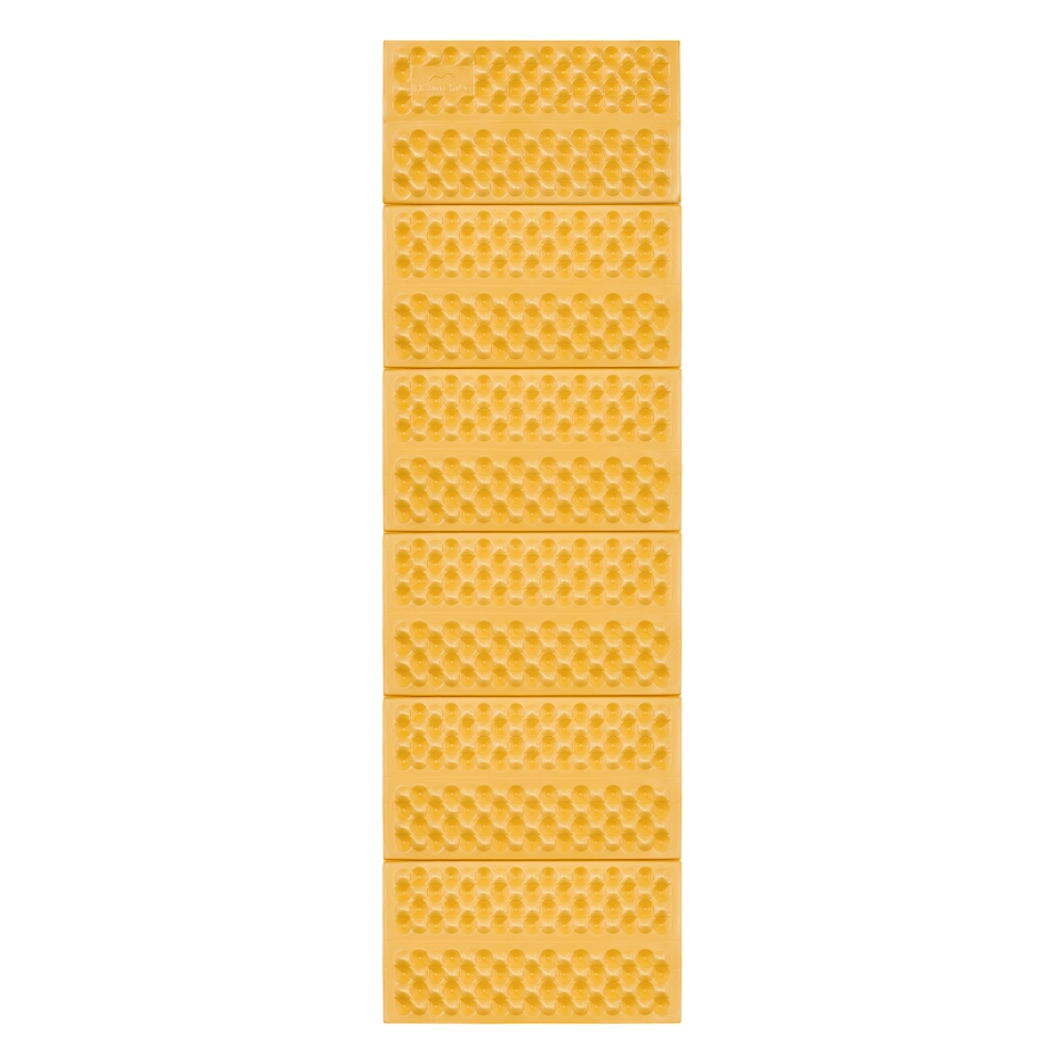 image 1 of Foldable Egg-Crate Mattress Pad | Gold | Honey Gold | Not provided