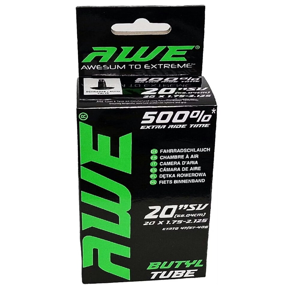 image 1 of AWERide Folding Tyres 20" x 1.95" + AWE Inner Tubes 20" x 1.75-2.125 SV
