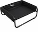 image 3 of Actiaspet Elevated Dog Bed Steel Frame Raised Pet Cot Black or Grey (Black, Small)