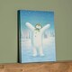image 2 of 30 x 40cm Battery Operated Light up The Snowman Christmas Canvas with LEDs