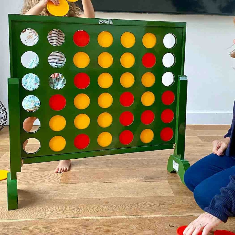 image 1 of Jumbo 4 Connect Four Game - Indoor & Outdoor