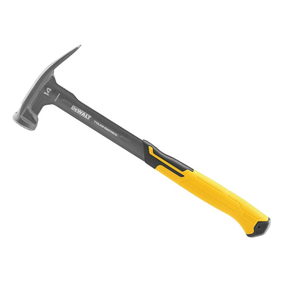 Dewalt Hand Tools Mig Weld Milled Face Rip Claw Hammer 400g (14oz) - Multi Colour - One Size
