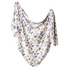 Copper Pearl Knitted Swaddle Blanket Diesel