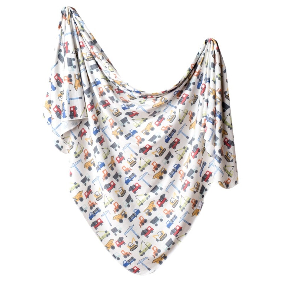 image 1 of Copper Pearl Knitted Swaddle Blanket Diesel
