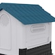 image 8 of PawHut Dog Kennel for Outside, for M and L Dogs, 101 x 88 x 99cm, Blue