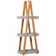image 1 of kleankin 3 Tier A Frame Bathroom Shower Caddy Storage Unit Shelving Organizer