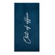 image 1 of Vinga Lounge Velour Beach Towel - Navy - One Size Blue | One size