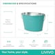 image 9 of Galvanised Steel Drinks Bucket - Turquoise