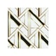 image 1 of Golden Art Deco Splash Back | White