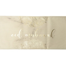 Eid Table Runner - Marble & Gold