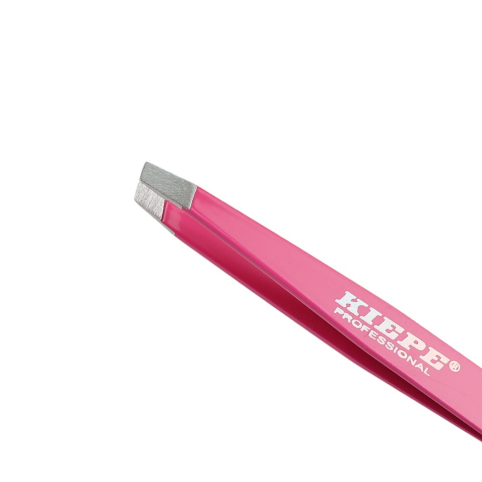 image 1 of Kiepe - Tweezer Oblique Tip Hot Pink 10cm