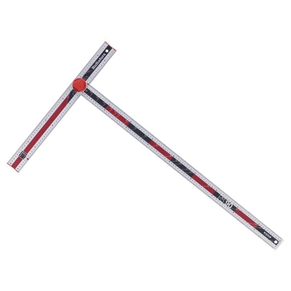 Hultafors Ps 90 Adjustable Plasterer's Square 900mm (35.1/2in) - Multi Colour - One Size