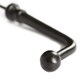 image 2 of Hammer & Tongs Flat Top Screw Hook - W20mm x H60mm - Black