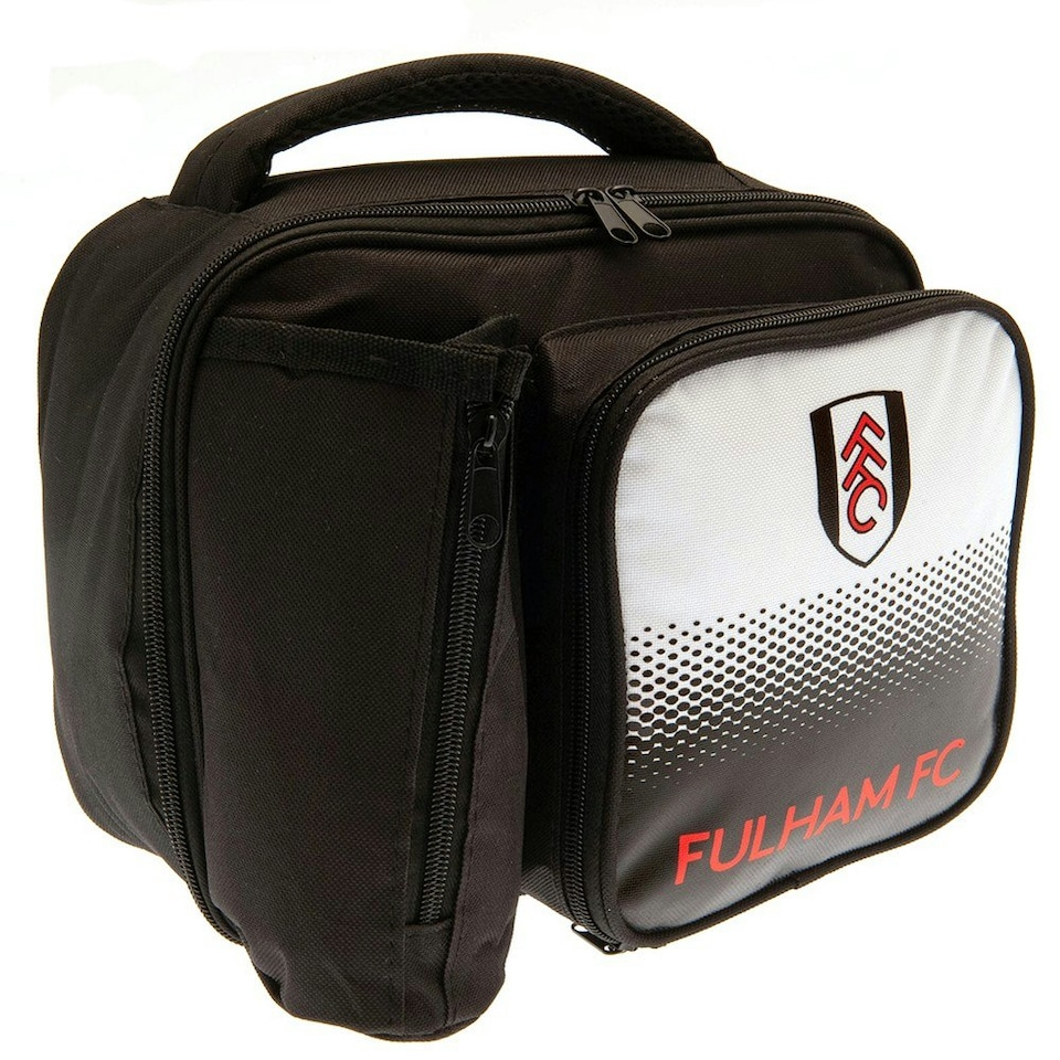 image 1 of Fulham FC Fade Lunch Bag - Black/White - One Size