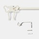 image 4 of OHS Bow Finial Curtain Pole Extendable 16mm Metal End Rod