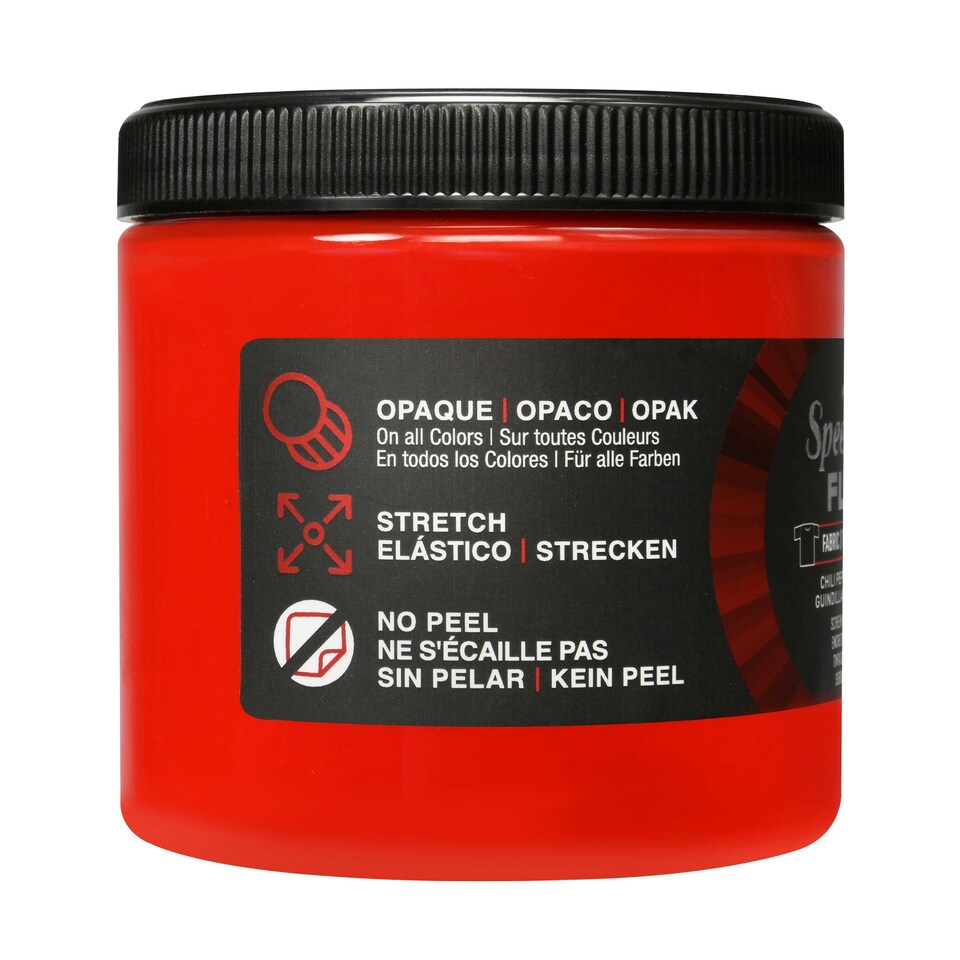 image 1 of Speedball Flex Screen Printing Fabric Ink, Chili Pepper, 8oz