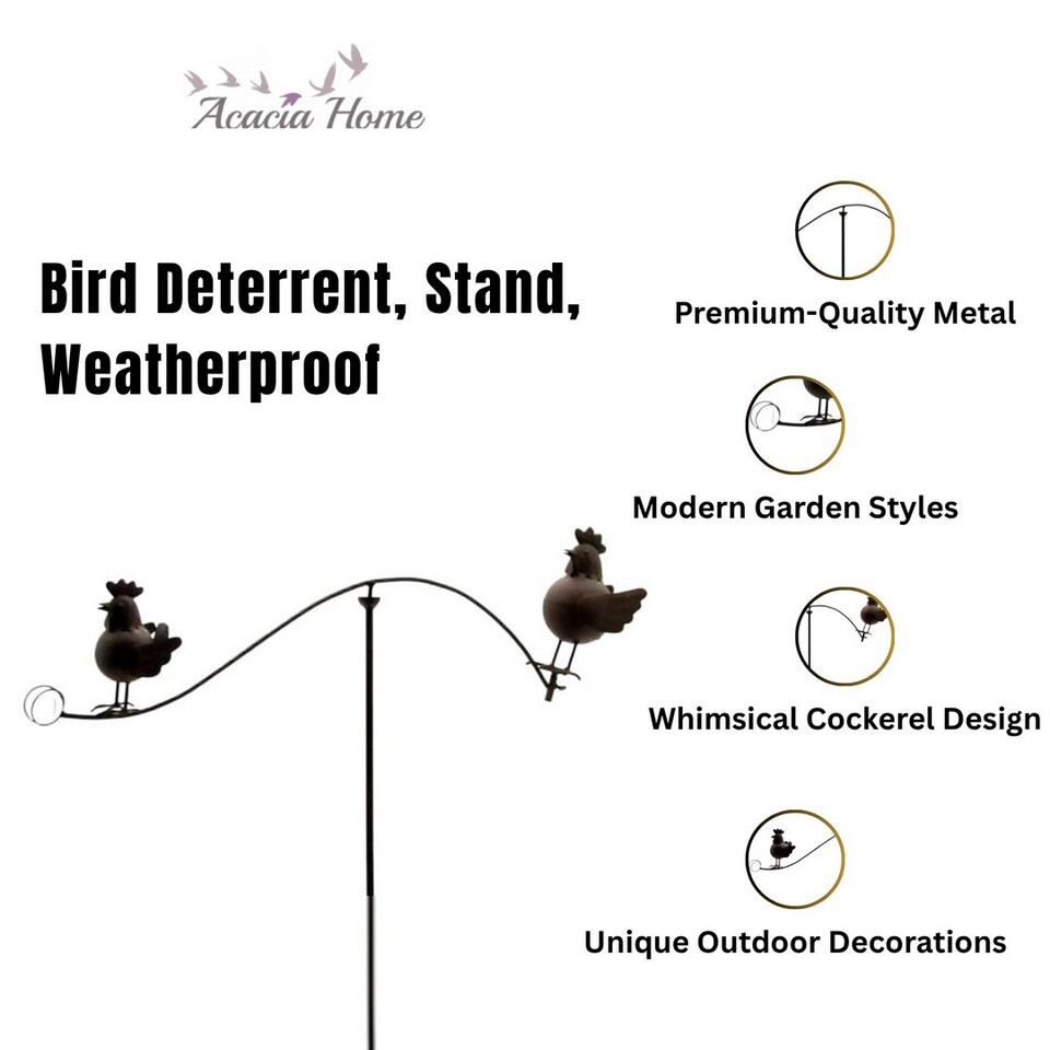 image 1 of 55 Inch Cockeril Garden Spinner - L90 x W90 x H140 cm