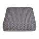 image 1 of Waffle Throw Blanket 225 x 250cm - Graphite Grey
