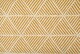 image 2 of Geo Diamond Collection Recycled Cotton Throw in Ochre (70" x 100") | Yellow | Yellow