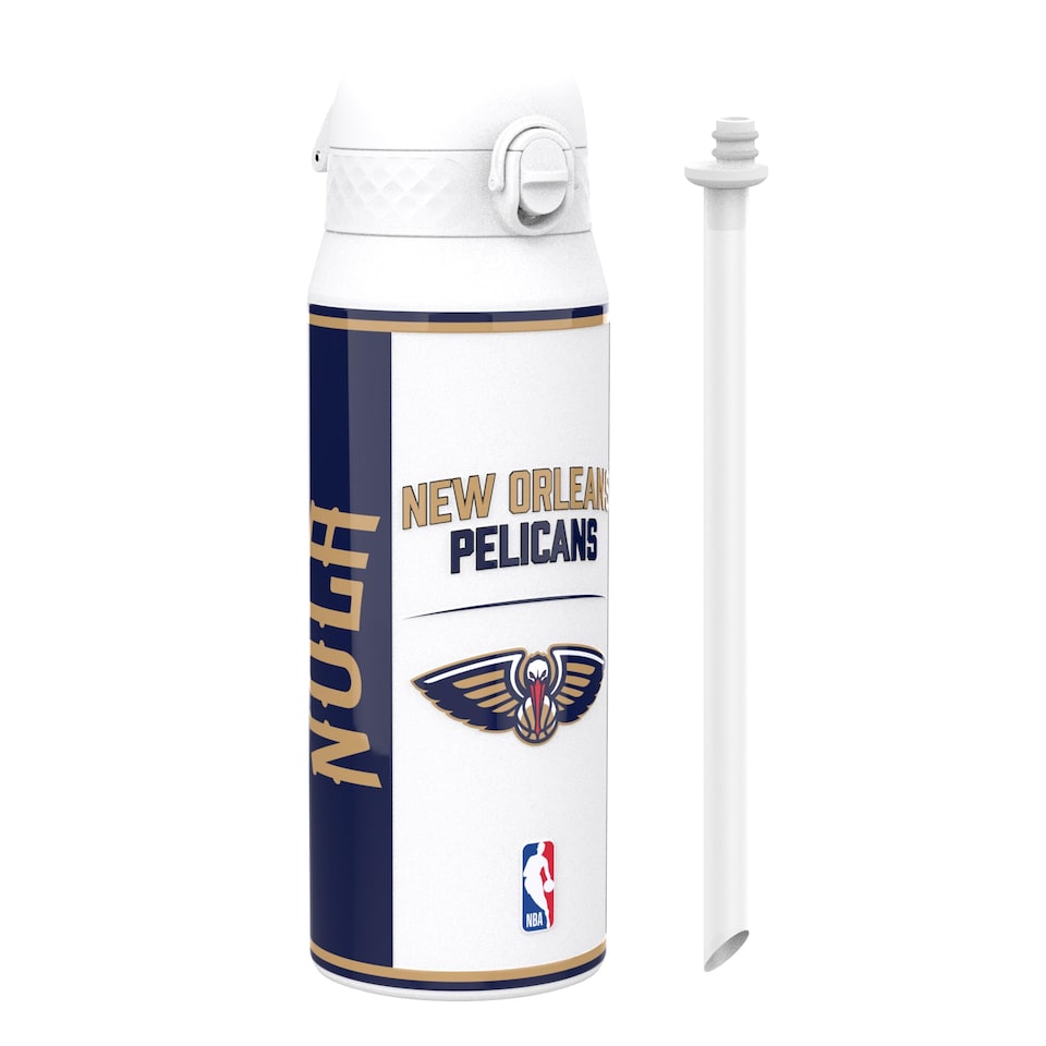 image 1 of NBA x Sport, Insulated Bottle, NBA GameDay, 750ml (24oz) | White | NBA GameDay NOLA Pelicans | One Size