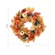image 2 of Living and Home Halloween Garland with Holly berries Pine cones Maple & Pumpkins