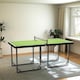 image 9 of HOMCOM 6ft Table Tennis Table, Ping Pong Table with Net, Foldable and Portable Ping Pong Set for Indoor Outdoor Use, Easy Assemble, Midsize, Green