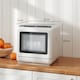 image 7 of HOMCOM Countertop Dishwasher with Dual Water Supply and 6 Programs, White