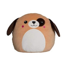 Mumbles Squidgy Dog Plush Toy - Brown - One Size