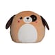 image 1 of Mumbles Squidgy Dog Plush Toy - Brown - One Size
