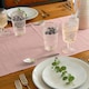 image 6 of Nicola Spring Cotton Fabric Table Runner - 48cm x 183cm - Baby Pink | Pink | Baby Pink