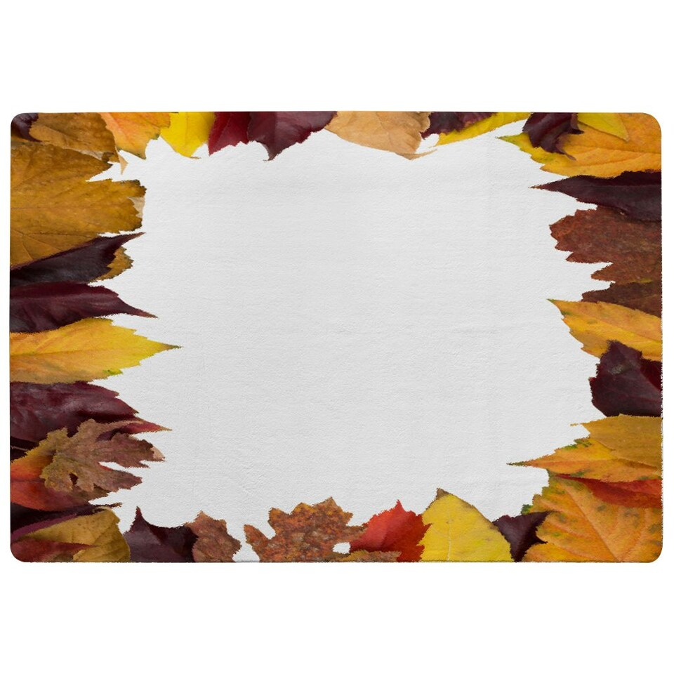 image 1 of Orange & Purple Autumn (Rug) Orange | Large: 140x200cm