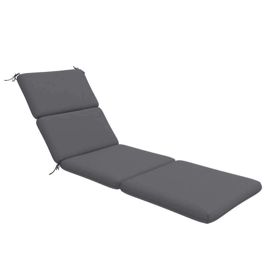 image 1 of Cover Rite Comfortable Rectangle Lounge Chair Cushion Pack of 1, back cushion 22.5 in W x 28 in H x 3 in D, Gray
