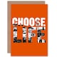 image 2 of Quote Choose Life Scotland Trainspotting Scottish Scotland Card