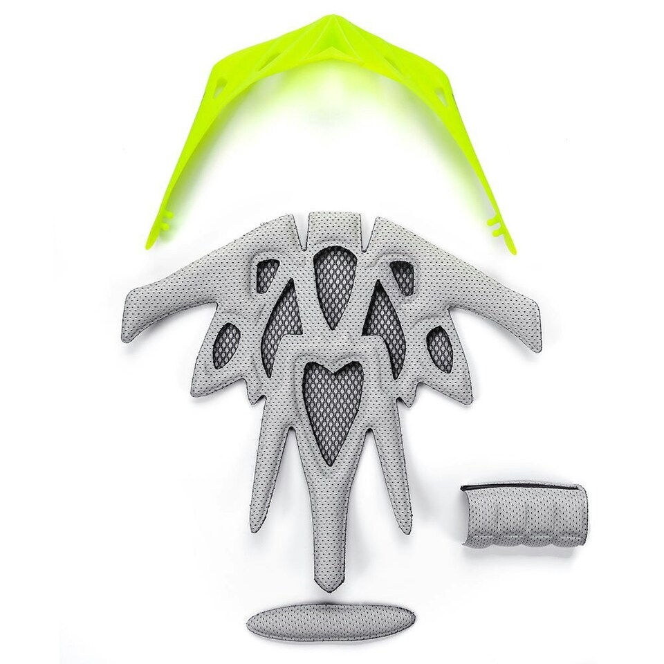image 1 of Meteor Cycle Helmet Gruver MTB Bike Skateboard Scooter Safety Gear Green | White-Green | L