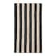 image 1 of Extra Large Organic Cotton Striped Beach Towel | Black | Black/Natural | One size | 1