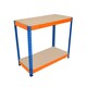 image 3 of S-Rax 2 Tier Workbench - 90cm x 45cm x 90cm Orange
