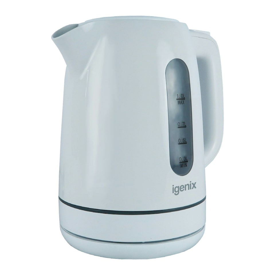 image 1 of Igenix IGK01022W Cordless Electric Jug Kettle, 2200 Watt Rapid Boil, White