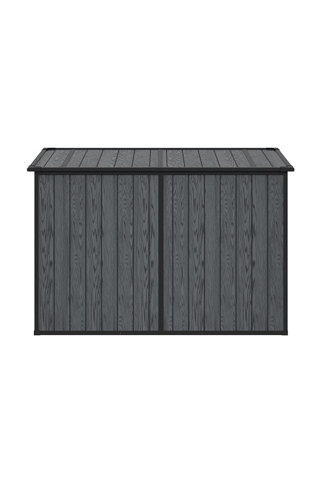 image 1 of Living and Home 6x4FT Outdoor Garden Storage Shed, Dark Grey | Grey | Dark Grey | 1