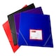 image 3 of Janrax A4 Black 3 Flap Folder with Elasticated Closure