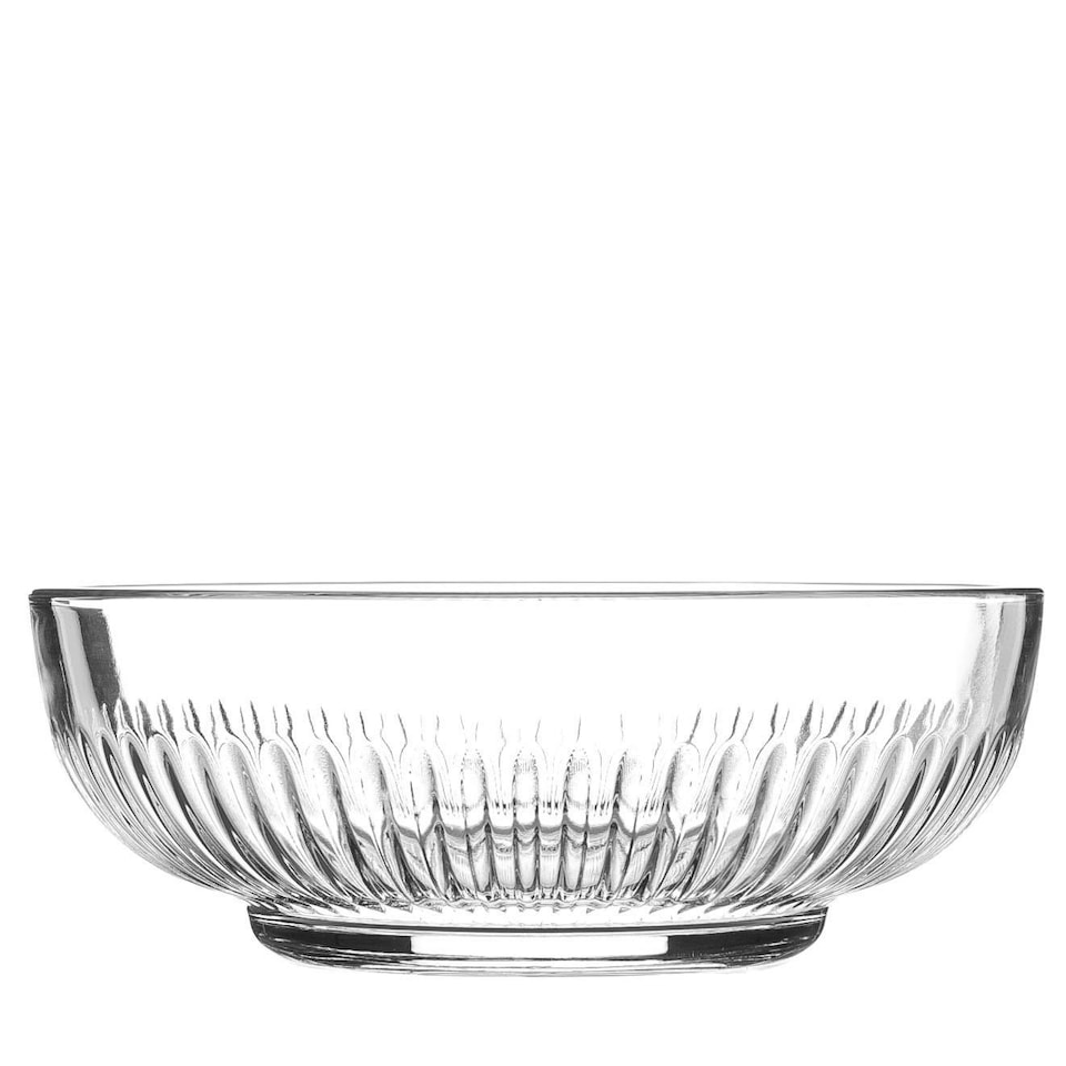 image 1 of Argon Tableware Campana Glass Serving Bowls - 17cm - Pack of 2 Clear