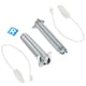 image 3 of SPARES2GO Door Spring Rope Set for Siemens Dishwasher Blue SN55 SN56 00754867 00626665