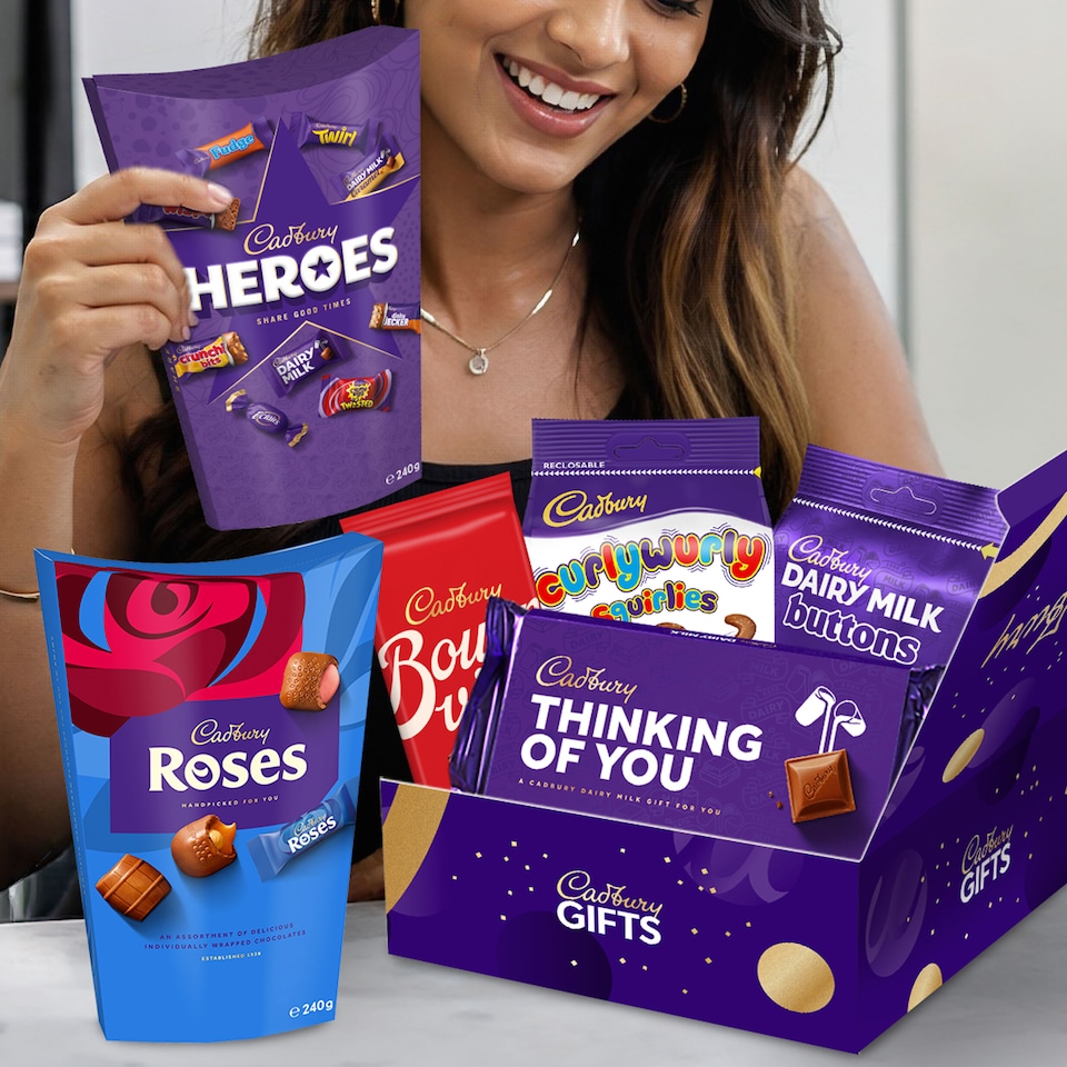 image 1 of Cadbury "Thinking Of You" Large Chocolate Gift Box
